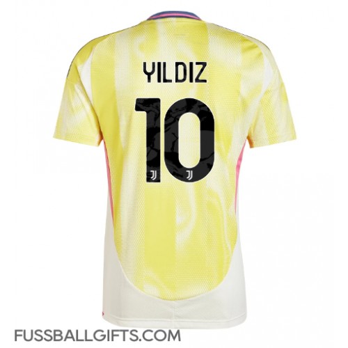 Juventus Kenan Yildiz #10 Fußballbekleidung Auswärtstrikot 2024-25 Kurzarm